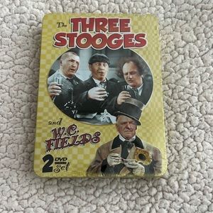 NWT 2 DVD TIN BOX SET THE THREE STOOGES CLASSIC TV SHOW 3 STOOGE COMEDY GIFT NEW